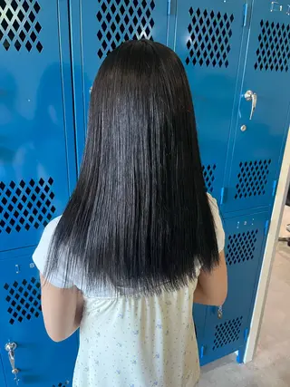 ロング 無料カット/ハイ トーンカラー/きらのヘアスタイル