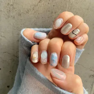 ネイル AOI✩⡱ y2kネイルのネイルデザイン