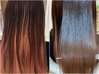 セミロング 💎髪質改善💎艶髪 💎ブリーチ💎津村のヘアスタイル