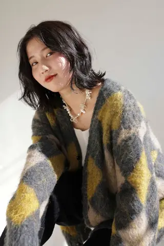 カラー 束感まつぱ🥑🤍 NATUKI🤍のマツエク・マツパデザイン