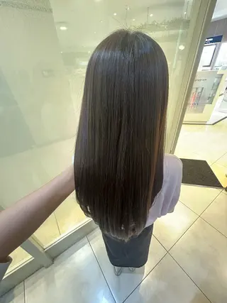 ロング パーマ 縮毛矯正/髪質改善/ 艶髪ササキナツミのヘアスタイル