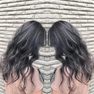 セミロング カラー ヘアアレンジ アンドウ ユウ/ レイヤーカット/韓国のヘアスタイル