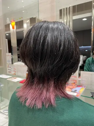 ミディアム カラー 金井 郁弥のヘアスタイル