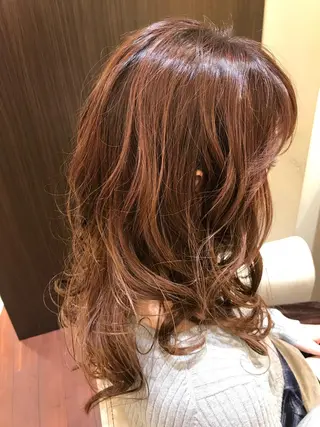 ロング カラー BIANCO北堀江 AKANEのヘアスタイル