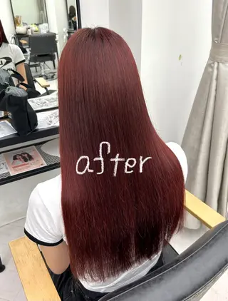 ロング カラー ちょめ/八王子 ZEST emuのヘアスタイル