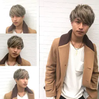 ショート メンズ Ash 中岡ゆうたのヘアスタイル