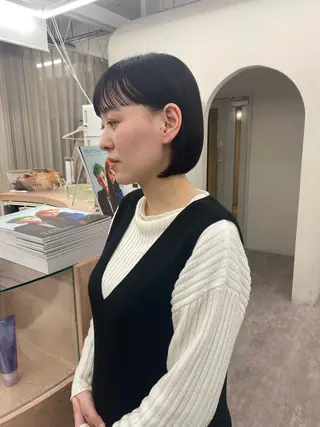 ショート garage.所属・吉田 慎冴/メンズパーマのヘアスタイル