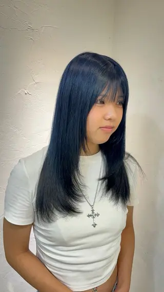 ロング カラー Lomalia もえかのヘアスタイル