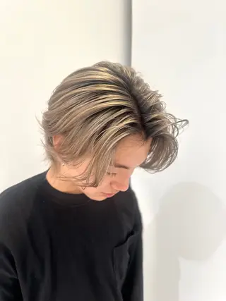 ショート カラー メンズ エスポワール所属・YUSHI HORIUCHIのヘアスタイル