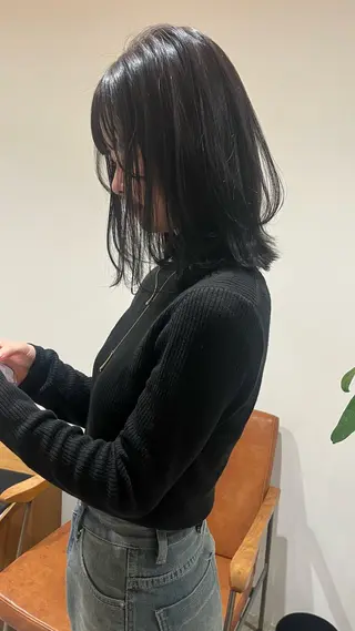 ミディアム 梅田美容室/カット /Maoのヘアスタイル