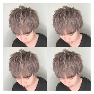 ショート カラー メンズ ange☞ soutaのヘアスタイル
