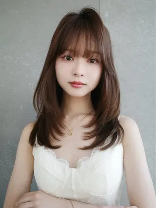 ミディアム カラー 【美髪矯正】 吉村　清志のヘアスタイル