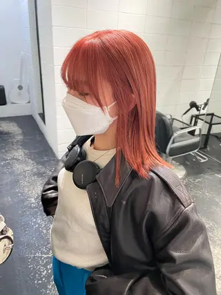 ミディアム カラー パーマ ヘアアレンジ メンズ キッズ ネイル マツエク・マツパ アイブロウ 艶ハイトーン/ヘア アレンジAYAKAのヘアスタイル