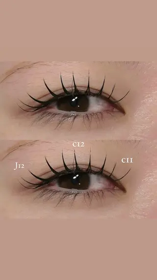 マツエク・マツパ Veil ayakaのマツエク・マツパデザイン