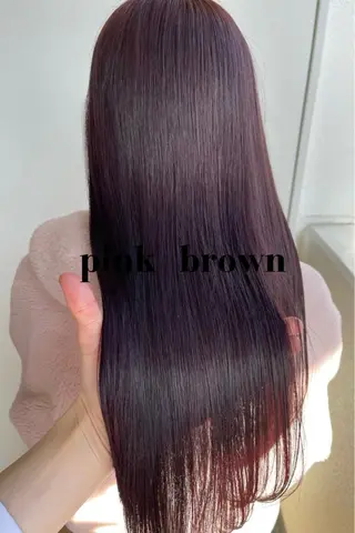 ロング カラー charm《銀座》 ヘアセット/縮毛矯正のヘアスタイル