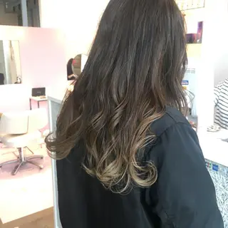 セミロング カラー ボブ/暖色/デザイン KOYUKI⛄️のヘアスタイル