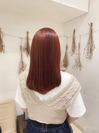 セミロング カラー はだゆうき @hadadan08のヘアスタイル