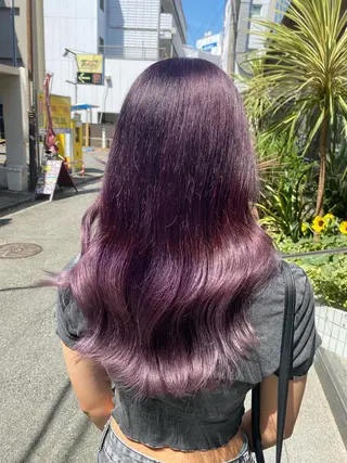 ロング カラー ブリーチ指名No.1 Daikiのヘアスタイル