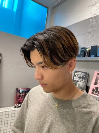 ショート パーマ メンズ 【韓国ヘア・ネイル】 HINATA🍒のネイルデザイン