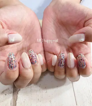 ネイル 北浦和 自爪育成ケアのネイルデザイン