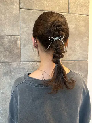 ヘアアレンジ darfruto所属・ひな カットモデル募集中✨のヘアスタイル