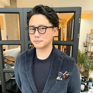 ショート パーマ メンズ 堀江将太朗/恵比寿/ メンズカットのヘアスタイル