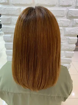 ミディアム パーマ 【センターパート/ マッシュ】ryokaのヘアスタイル