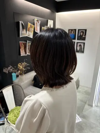 ミディアム 菅原 佑月のヘアスタイル