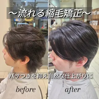 メンズ パーマ パーマ/縮毛矯正/ 韓国ヘア/副店長和田のヘアスタイル