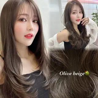 セミロング カラー 鈴木 太玖馬のヘアスタイル