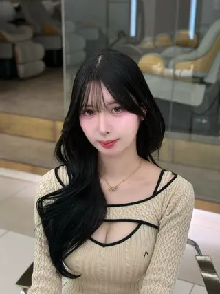 ロング 濱田 剛志のヘアスタイル