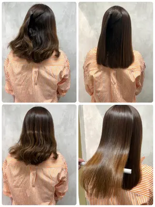 ミディアム 満足度⭕️縮毛矯正師 谷口にお任せを👍のヘアスタイル