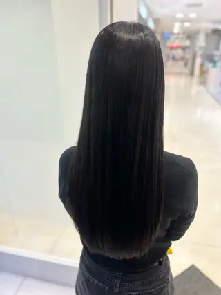 ロング カラー 髪質改善/縮毛矯正 ササキナツミのヘアスタイル