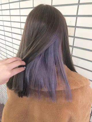 セミロング カラー 2nd所属・🤍2nd🤍田所 美希のヘアスタイル