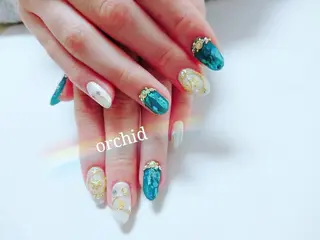 ネイル orchid ♡オーキッドのネイルデザイン
