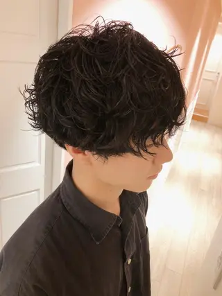 パーマ flammeum三軒茶屋店所属・あおき まなのヘアスタイル