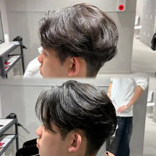 メンズ 曲がる縮毛矯正/毛 流れパーマ/原田海朱のヘアスタイル