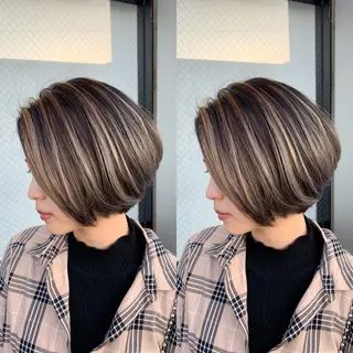 カラー 水戸/ブリーチカラー ♠️♠️會澤遼真のヘアスタイル