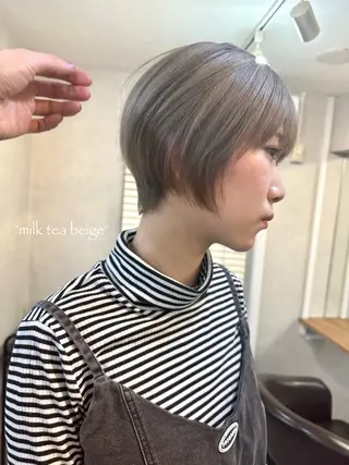 ショート カラー 🍃ショートヘア🍃 北林春樹のヘアスタイル