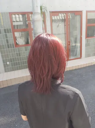 セミロング カラー SHO 👻原宿 /艶カラーのヘアスタイル