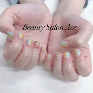 ネイル Beauty Salon Ace(ネイルサロン エース)所属・池袋フィルイン Ace♡長さだしのネイルデザイン