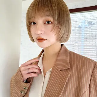 ショート カラー ❤️アヤカ Wカラー ボブ レイヤー❤️のヘアスタイル
