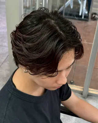 パーマ メンズ メンズ特化美容師 🌙RINAのヘアスタイル