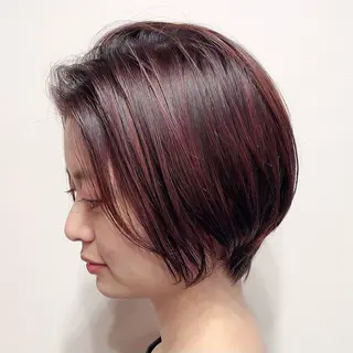 ショート カラー モテ髪💛美髪矯正 ✨艶髪特化🫧山根のヘアスタイル