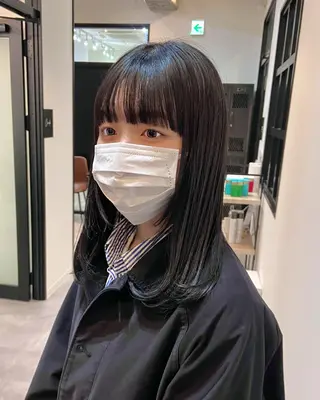 ミディアム カラー ERI / newi町田のヘアスタイル