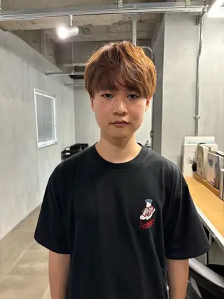 ショート カラー パーマ メンズ メンズ/ダブルカラー /パーマ/来栖慧💈のヘアスタイル