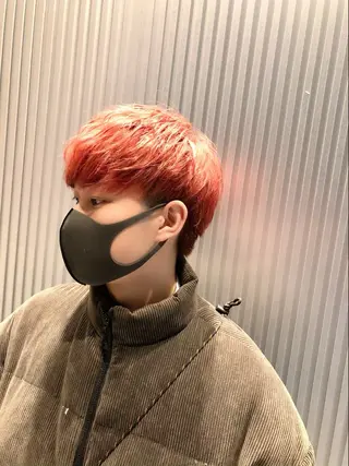 ショート カラー メンズ eir心斎橋店所属・エビスザキレン／メン ズ／心斎橋🌳のヘアスタイル