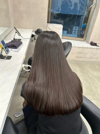 カラー 透明感ベージュ🤎 ナチュラルレイヤーのヘアスタイル