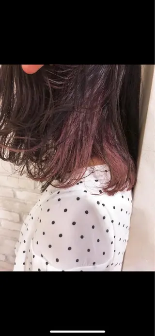 ミディアム カラー HAUS 片山みほのヘアスタイル