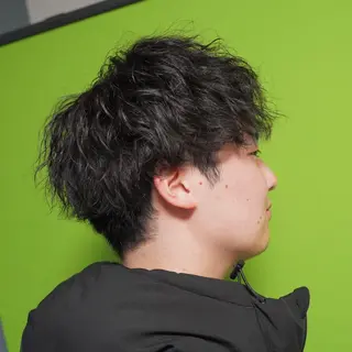 ショート パーマ メンズ メンズ特化美容師/ 藤戸 椋のヘアスタイル